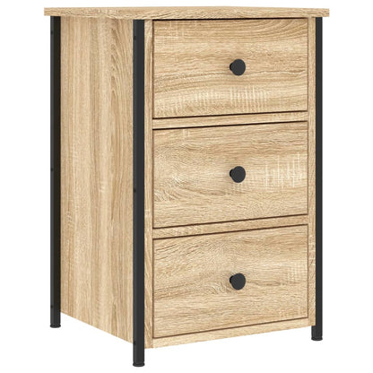 Comodino Rovere Sonoma 40x36x60 cm in Legno Multistrato