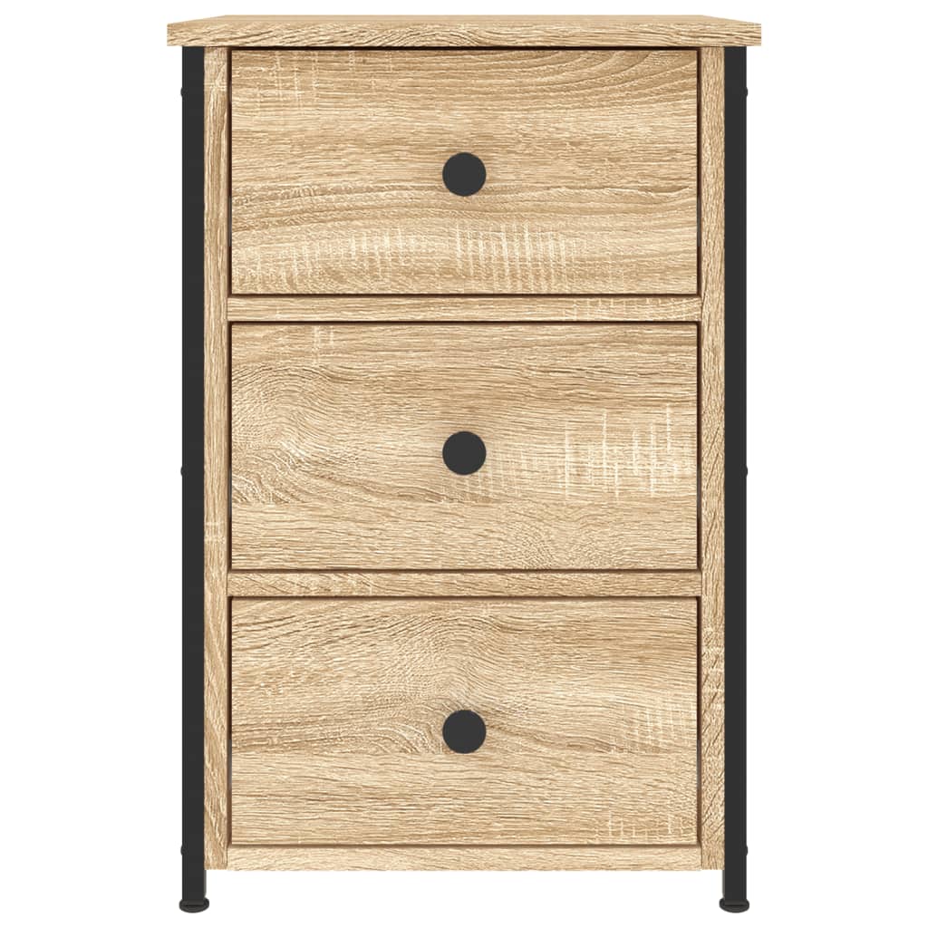 Comodino Rovere Sonoma 40x36x60 cm in Legno Multistrato