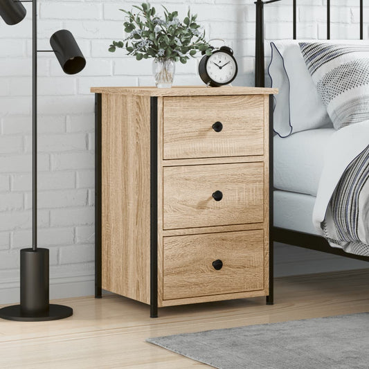 Comodino Rovere Sonoma 40x36x60 cm in Legno Multistrato