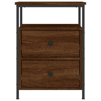 Comodino Rovere Marrone 44x45x60 cm in Legno Multistrato