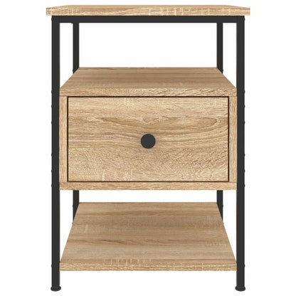 Comodino Rovere Sonoma 40x42x56 cm in Legno Multistrato