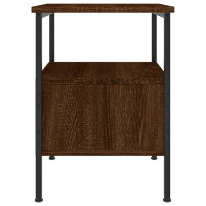 Comodino Rovere Marrone 34x35,5x50 cm in Legno Multistrato - homemem39
