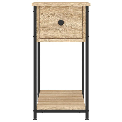 Comodini 2 pz Rovere Sonoma 30x60x60 cm in Legno Multistrato