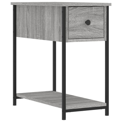 Comodini 2 pz Grigio Sonoma 30x60x60 cm in Legno Multistrato