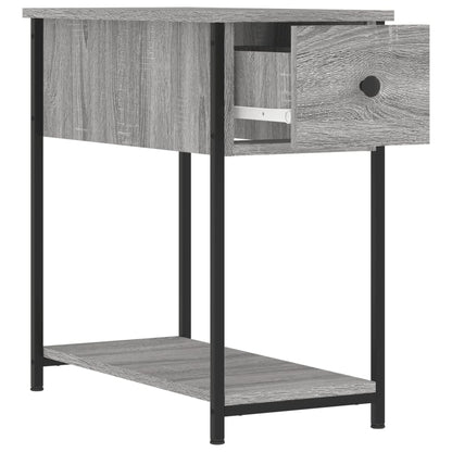 Comodini 2 pz Grigio Sonoma 30x60x60 cm in Legno Multistrato