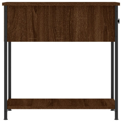 Comodini 2 pz Rovere Marrone 30x60x60 cm in Legno Multistrato