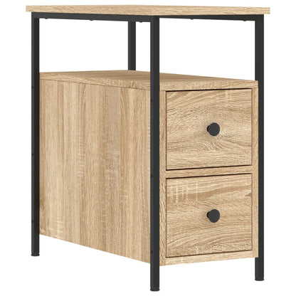 Comodino Rovere Sonoma 30x60x60 cm in Legno Multistrato