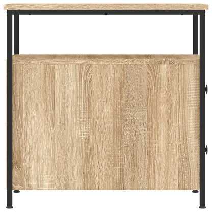 Comodini 2 pz Rovere Sonoma 30x60x60 cm in Legno Multistrato