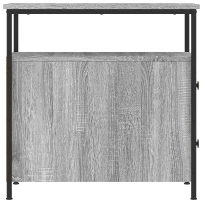 Comodini 2 pz Grigio Sonoma 30x60x60 cm in Legno Multistrato