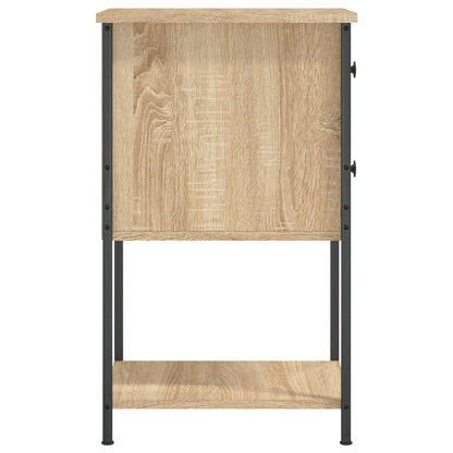 Comodino Rovere Sonoma 32x42x70 cm in Legno Multistrato