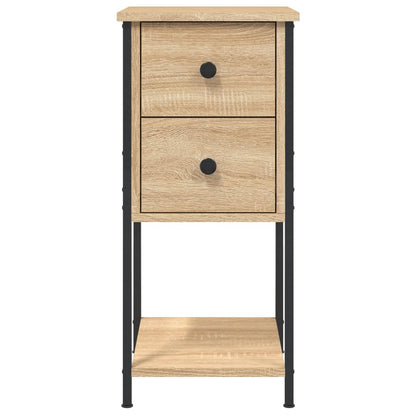 Comodini 2 pz Rovere Sonoma 32x42x70 cm in Legno Multistrato