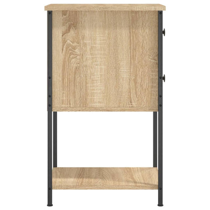 Comodini 2 pz Rovere Sonoma 32x42x70 cm in Legno Multistrato