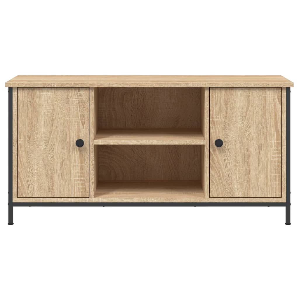 Mobile Porta TV Rovere Sonoma 100x40x50 cm in Legno Multistrato - homemem39