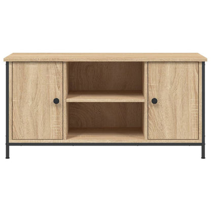 Mobile Porta TV Rovere Sonoma 100x40x50 cm in Legno Multistrato - homemem39