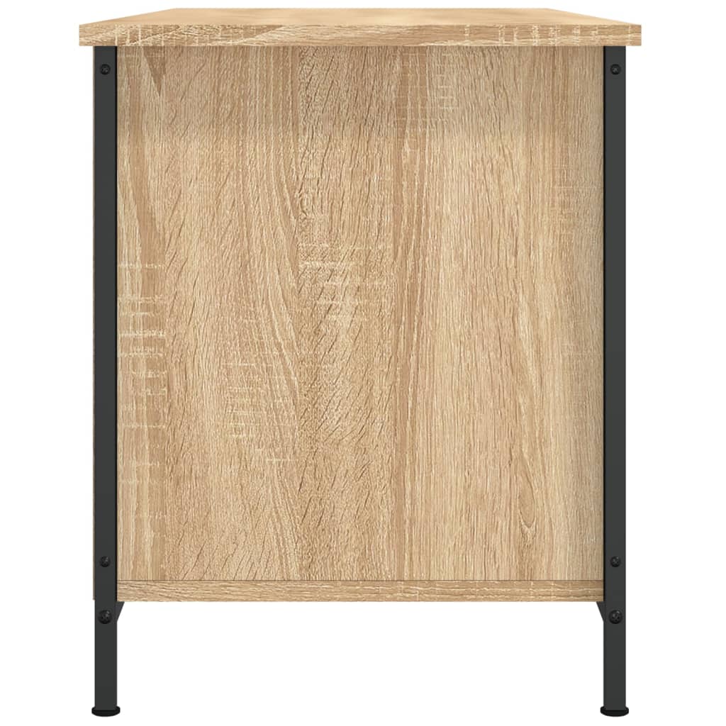 Mobile Porta TV Rovere Sonoma 100x40x50 cm in Legno Multistrato - homemem39