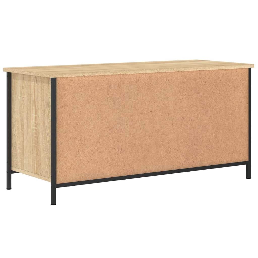 Mobile Porta TV Rovere Sonoma 100x40x50 cm in Legno Multistrato - homemem39