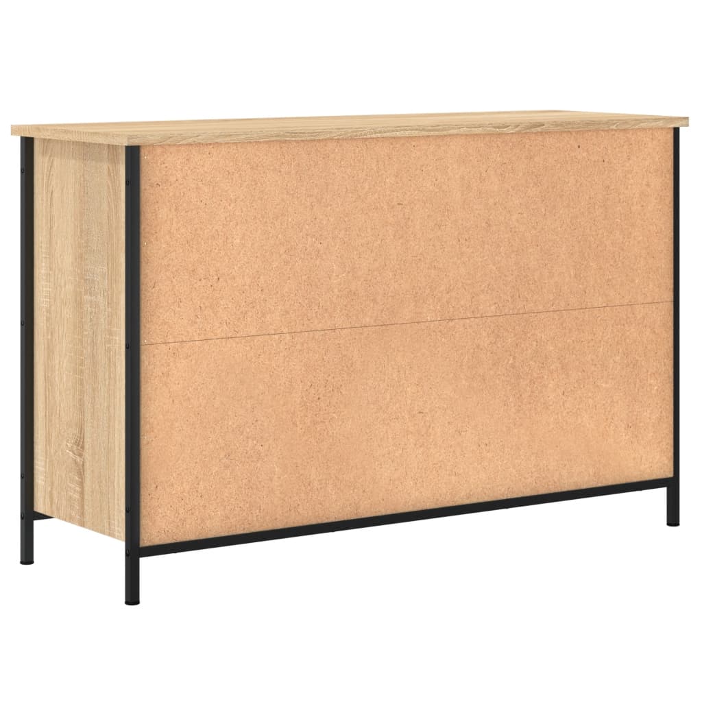 Mobile Porta TV Rovere Sonoma 100x35x65 cm in Legno Multistrato - homemem39