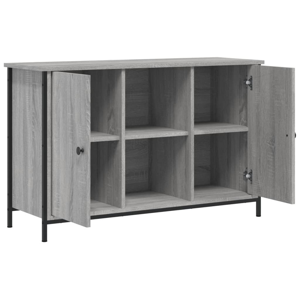 Mobile TV Grigio Sonoma 100x35x65 cm in Legno Multistrato - homemem39