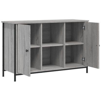Mobile TV Grigio Sonoma 100x35x65 cm in Legno Multistrato - homemem39