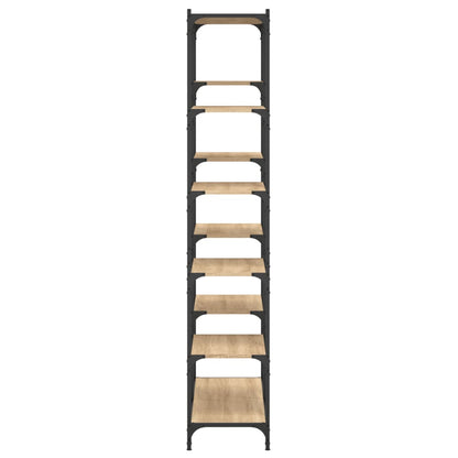 Libreria Rovere Sonoma 100x32x170 cm Legno Multistrato e Ferro | homemem39