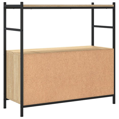 Libreria Rovere Sonoma 80x30x78,5 cm Legno Multistrato e Ferro | homemem39