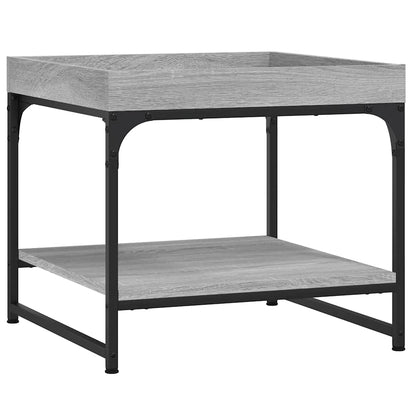 Tavolino Salotto Grigio Sonoma 49,5x49,5x45cm Legno Multistrato | homemem39