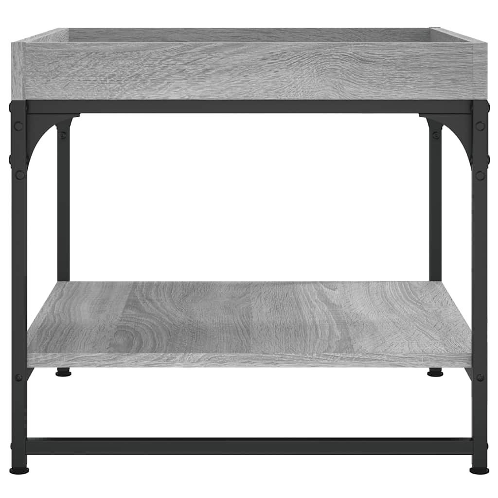Tavolino Salotto Grigio Sonoma 49,5x49,5x45cm Legno Multistrato | homemem39