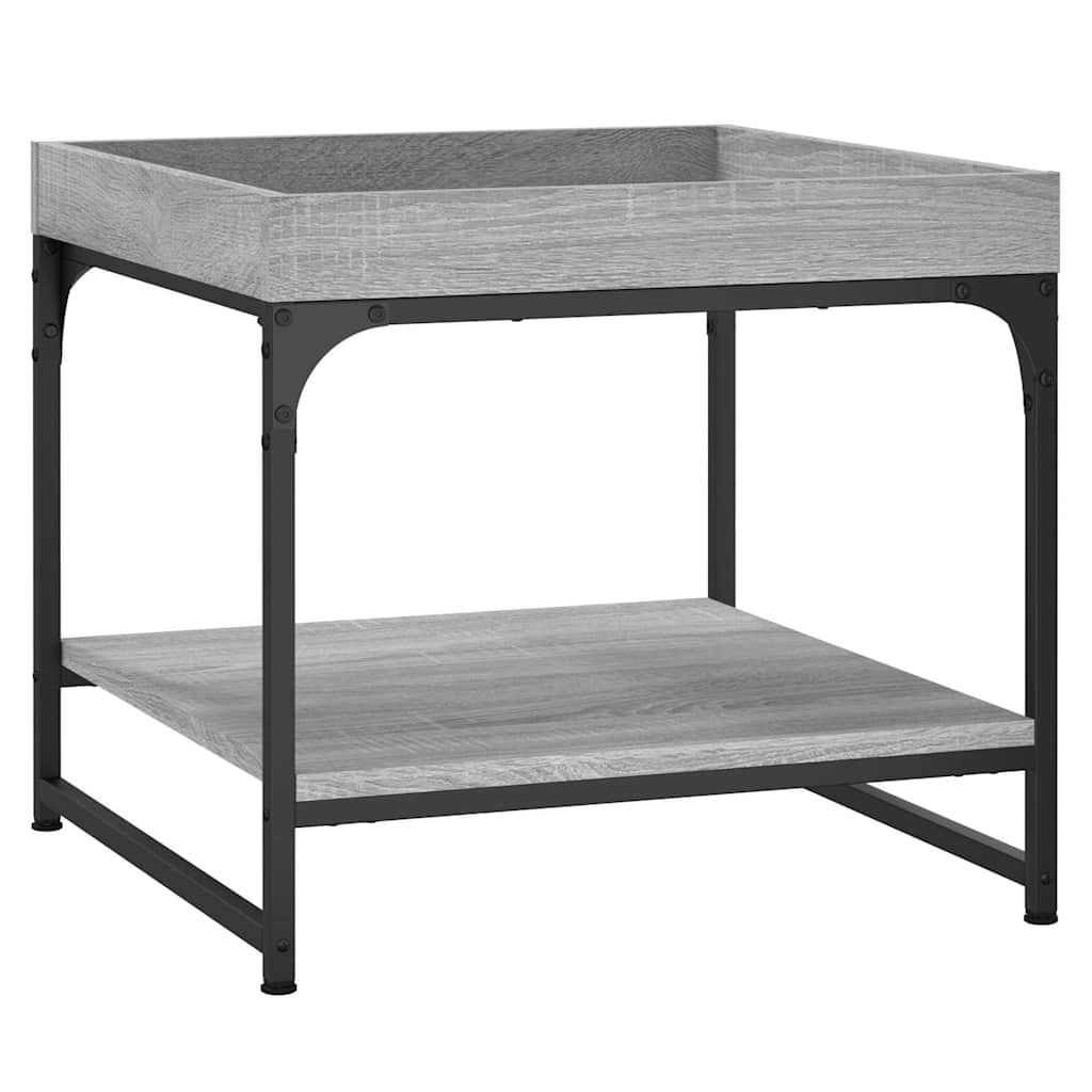 Tavolino Salotto Grigio Sonoma 49,5x49,5x45cm Legno Multistrato | homemem39