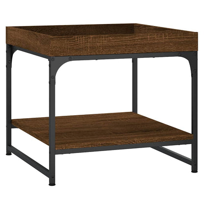 Tavolino Salotto Rovere Marrone 49,5x49,5x45 Legno Multistrato | homemem39