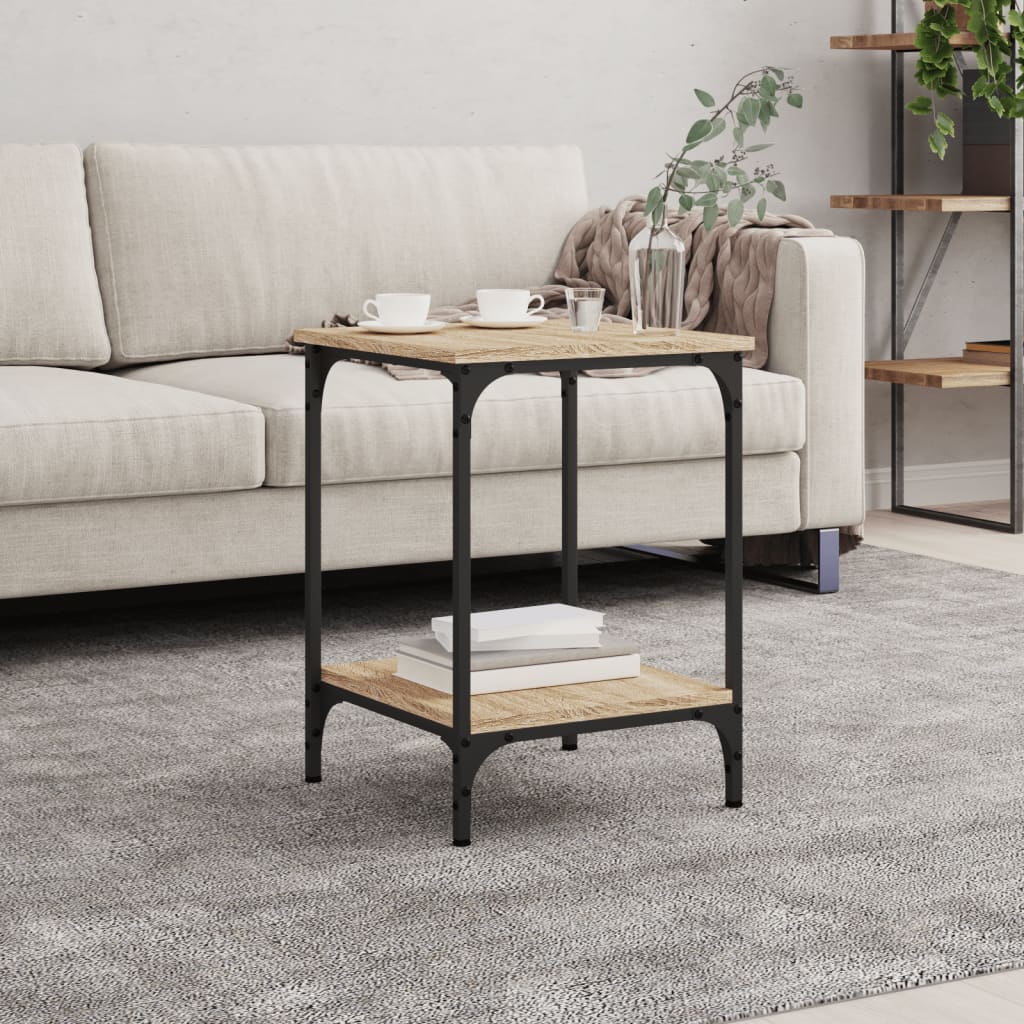 Tavolino da Salotto Rovere Sonoma 40x40x55 cm Legno Multistrato | homemem39