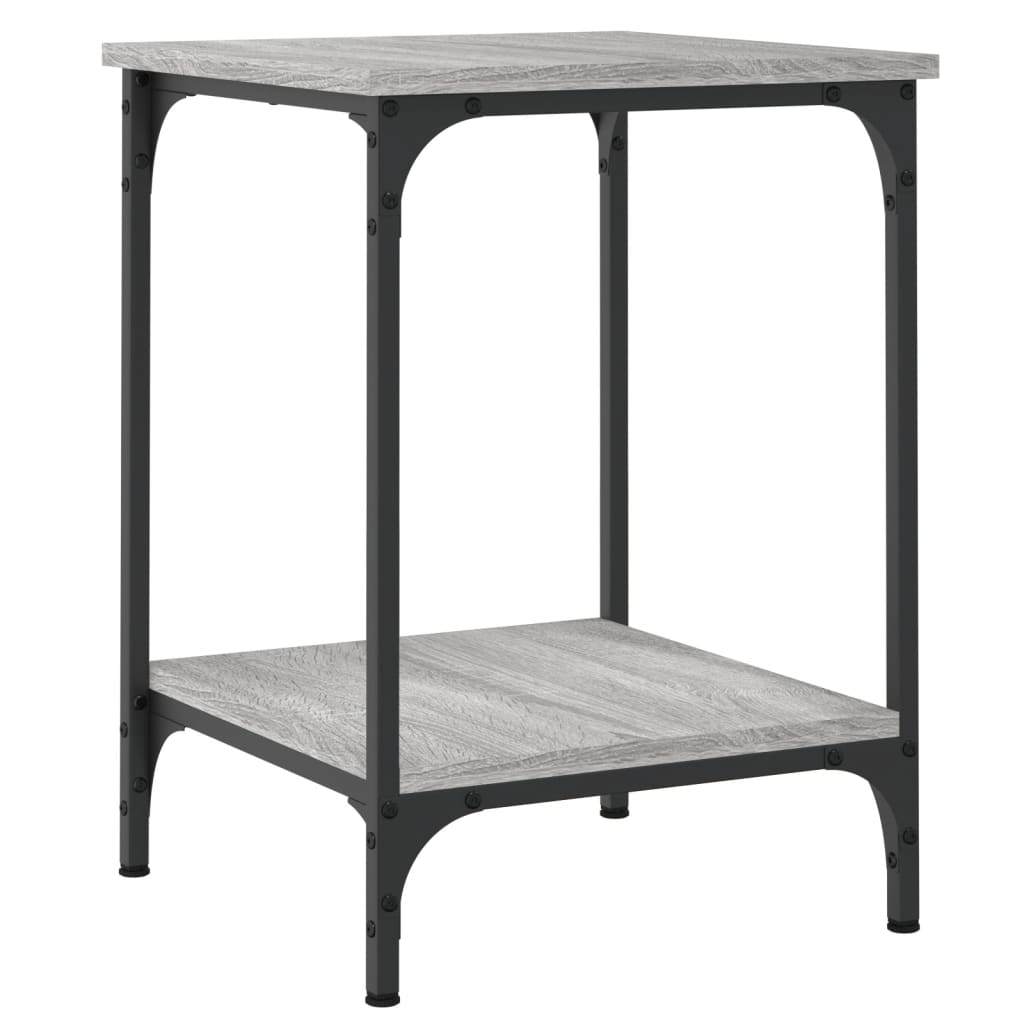 Tavolino da Salotto Grigio Sonoma 40x40x55 cm Legno Multistrato | homemem39