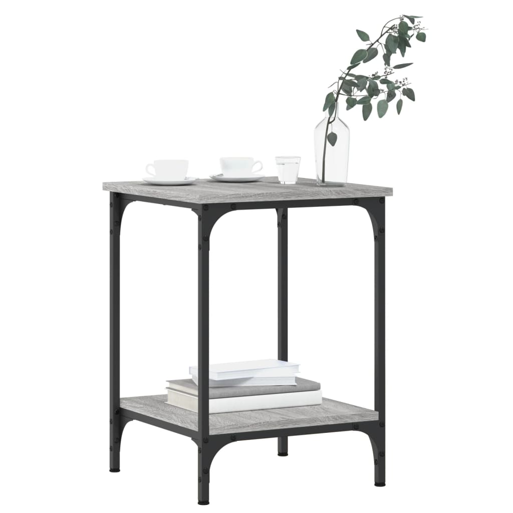 Tavolino da Salotto Grigio Sonoma 40x40x55 cm Legno Multistrato | homemem39