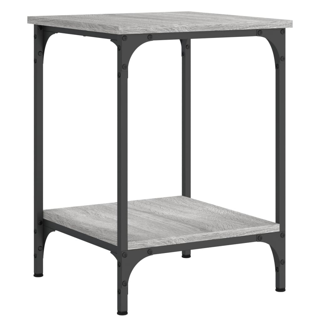 Tavolino da Salotto Grigio Sonoma 40x40x55 cm Legno Multistrato | homemem39