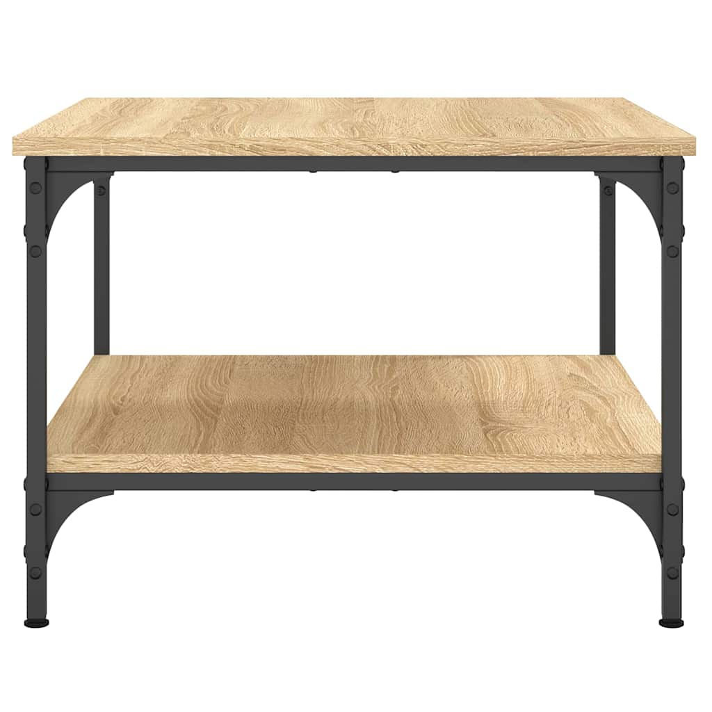 Tavolino da Salotto Rovere Sonoma 55x55x40 cm Legno Multistrato | homemem39