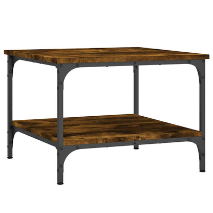 Tavolino da Salotto Rovere Fumo 55x55x40cm in Legno Multistrato | homemem39