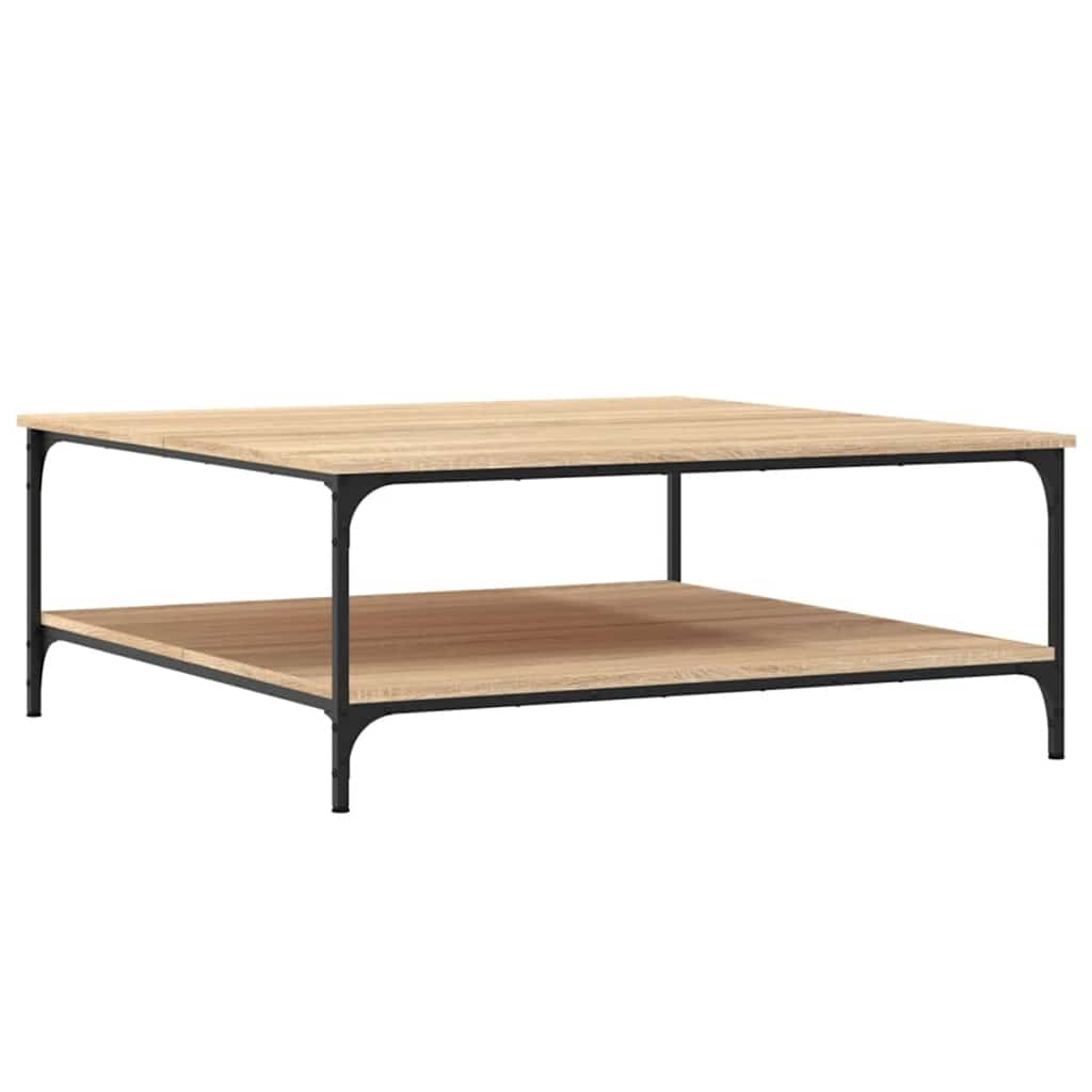 Tavolino Salotto Rovere Sonoma 100x100x40 cm Legno Multistrato | homemem39