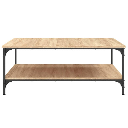 Tavolino Salotto Rovere Sonoma 100x100x40 cm Legno Multistrato | homemem39