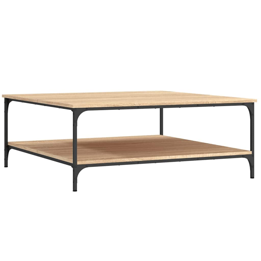 Tavolino Salotto Rovere Sonoma 100x100x40 cm Legno Multistrato | homemem39