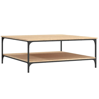 Tavolino Salotto Rovere Sonoma 100x100x40 cm Legno Multistrato | homemem39