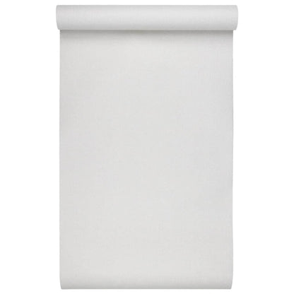 Carta da Parati 3D Bianco Solido 10x0,53m Non Tessuto - homemem39