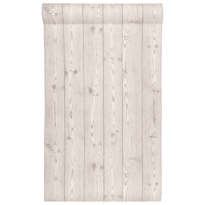 Carta da Parati 3D Motivo Legno Grigio 10x0,53 m Non Tessuto - homemem39