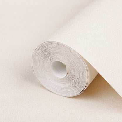 Carta da Parati 3D Crema Solido 10x0,53 m Non Tessuto - homemem39