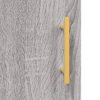 Credenza Grigio Sonoma 69,5x34x90 cm in Legno Multistrato