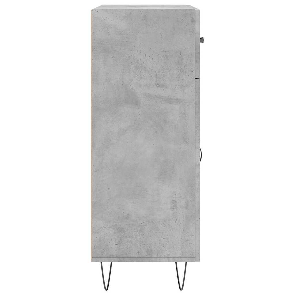 Credenza Grigio Cemento 69,5x34x90 cm in Legno Multistrato | homemem39