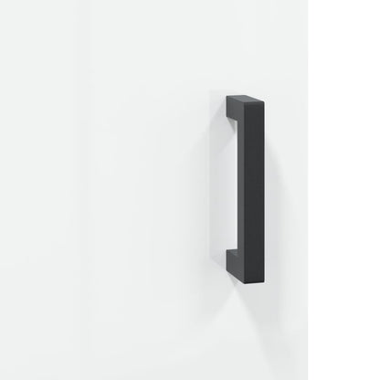 Credenza 69,5x34x90 cm in Legno Multistrato Bianco Lucido