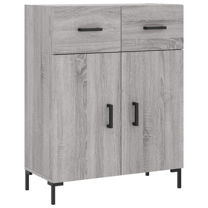 Credenza Grigio Sonoma 69,5x34x90 cm in Legno Multistrato - homemem39