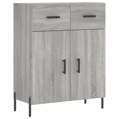 Credenza Grigio Sonoma 69,5x34x90 cm in Legno Multistrato - homemem39