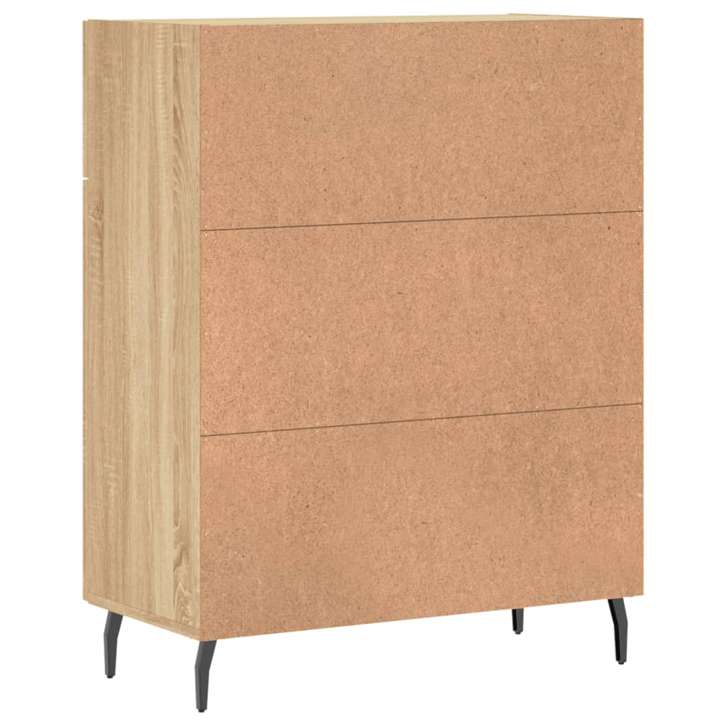 Credenza Rovere Sonoma 69,5x34x90 cm in Legno Multistrato - homemem39