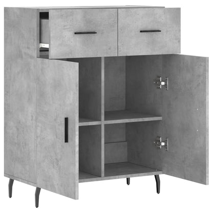 Credenza Grigio Cemento 69,5x34x90 cm in Legno Multistrato - homemem39