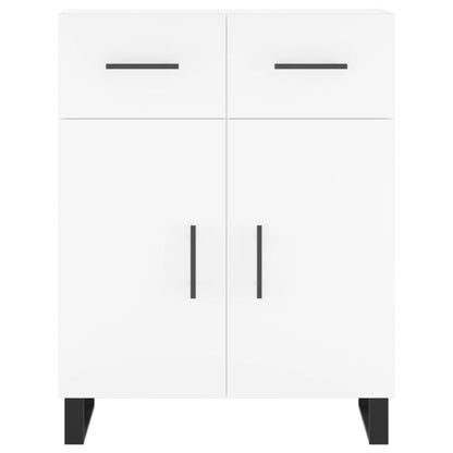 Credenza Bianca 69,5x34x90 cm in Legno Multistrato